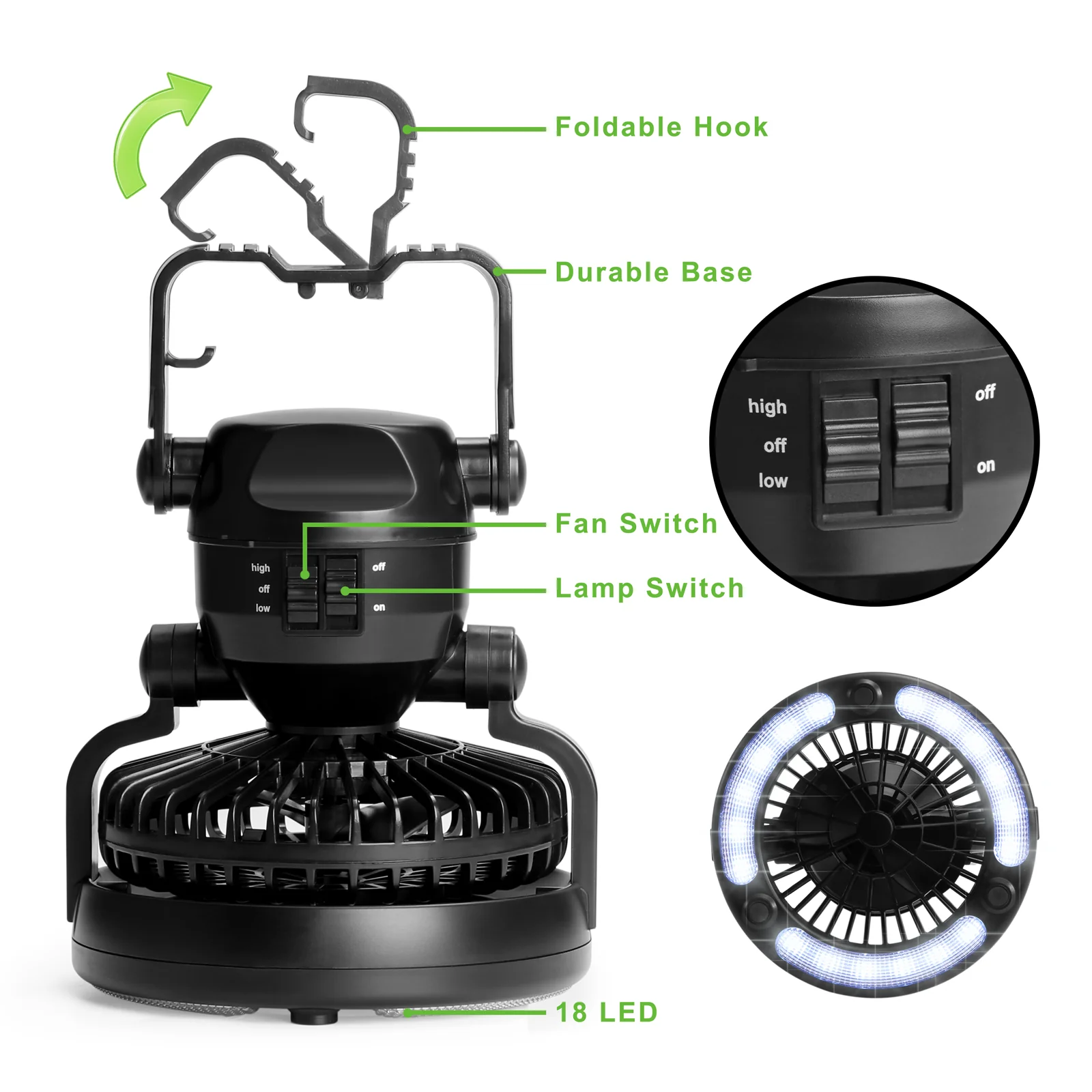 [Open Box] CF2 Camping Fan Lantern - Image 3