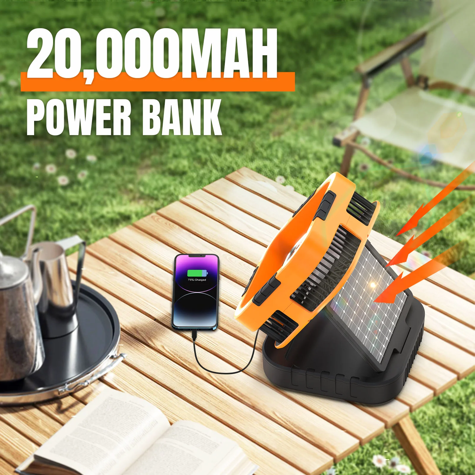 CF3 Rechargeable Camping Fan - Image 2
