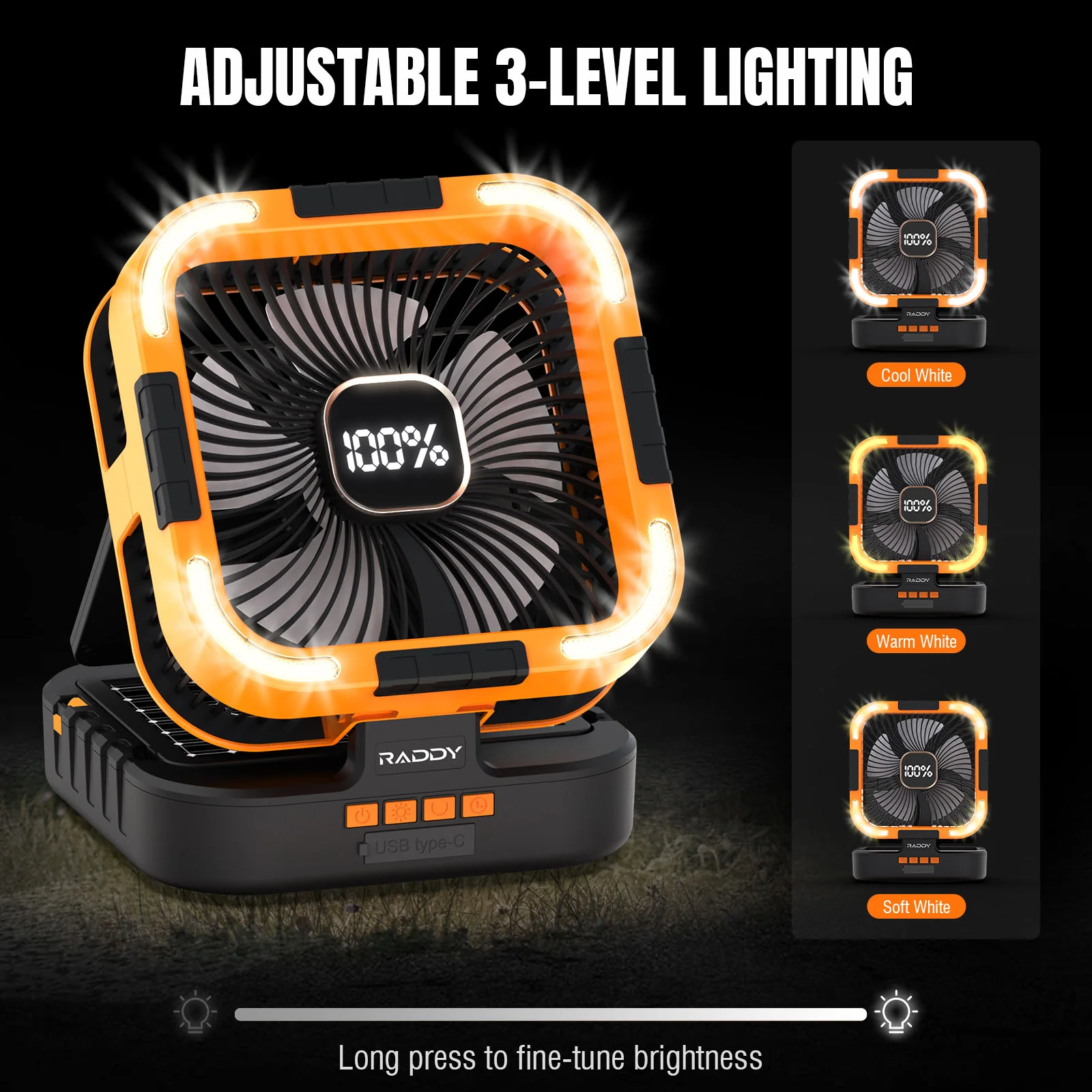 CF3 Rechargeable Camping Fan - Image 4