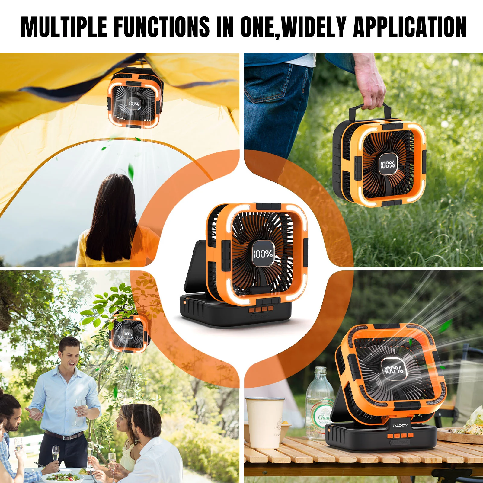 CF3 Rechargeable Camping Fan - Image 8