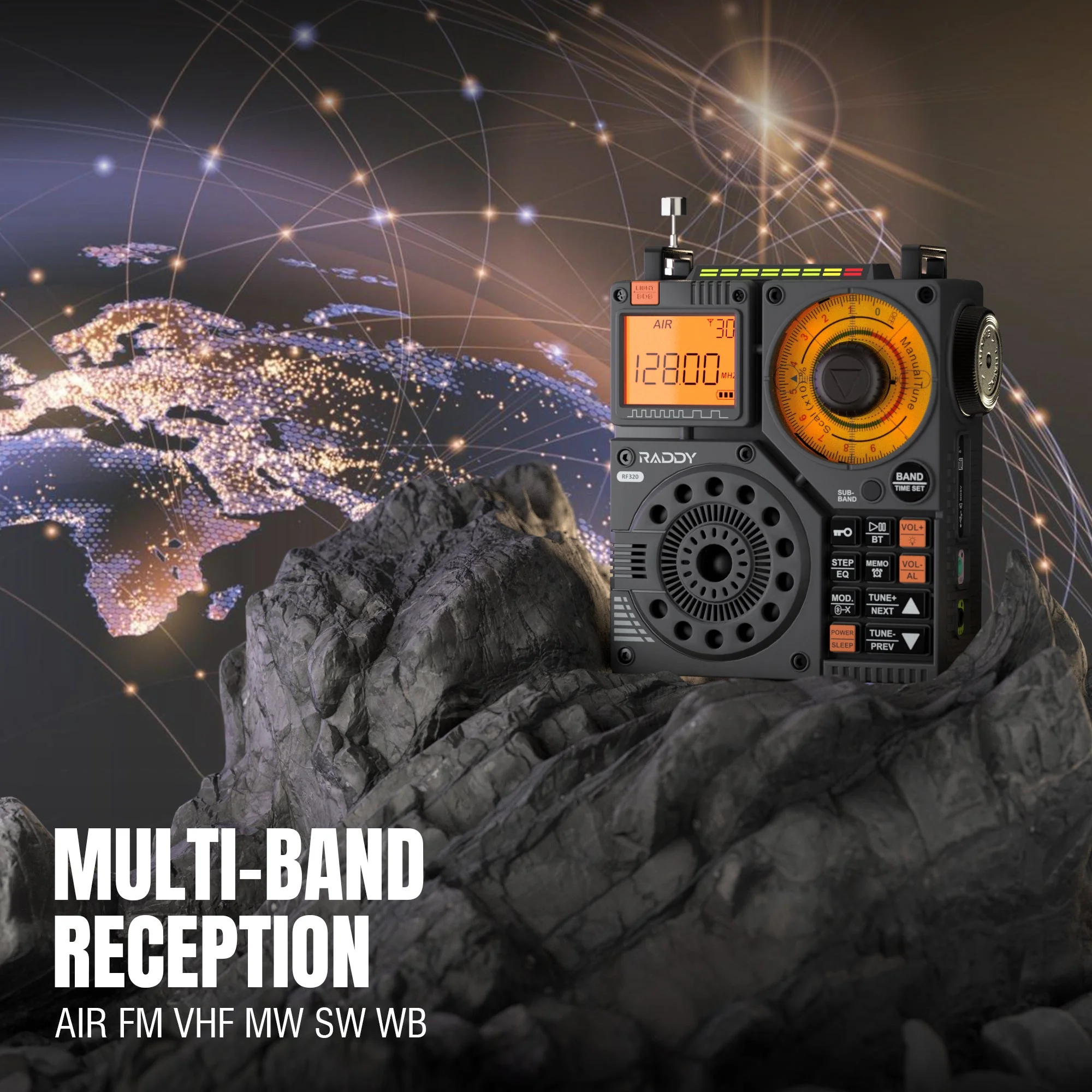 [Open Box] RF320 APP Control Shortwave Radio - Image 3