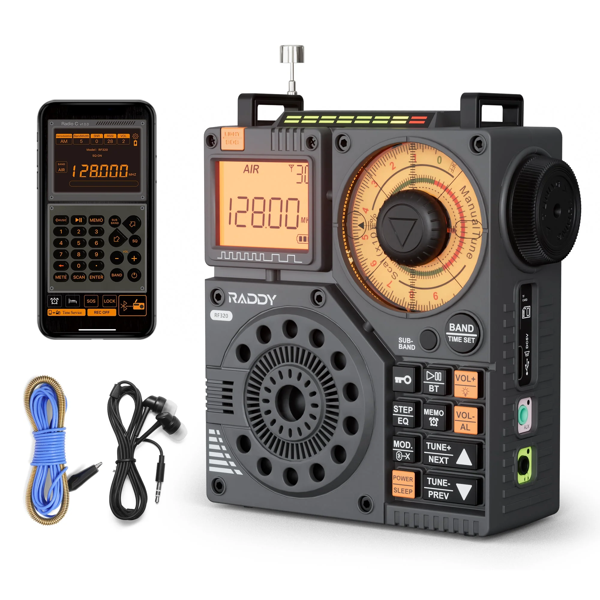 [Open Box] RF320 APP Control Shortwave Radio - Image 9