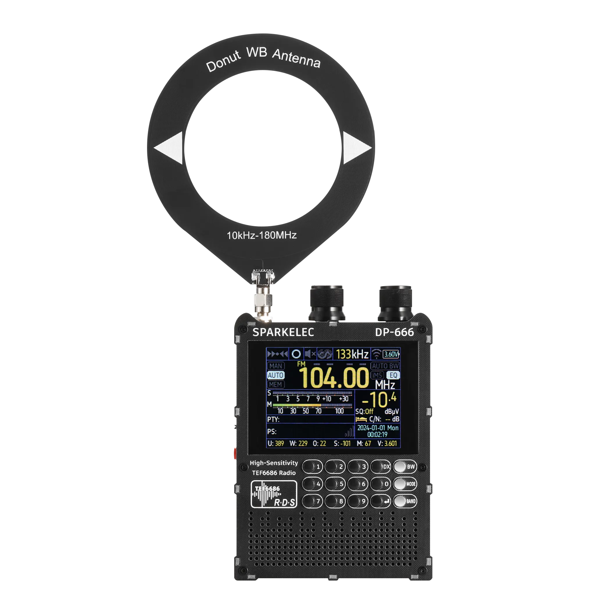 DP-666 Full Band DSP Radio - Image 2