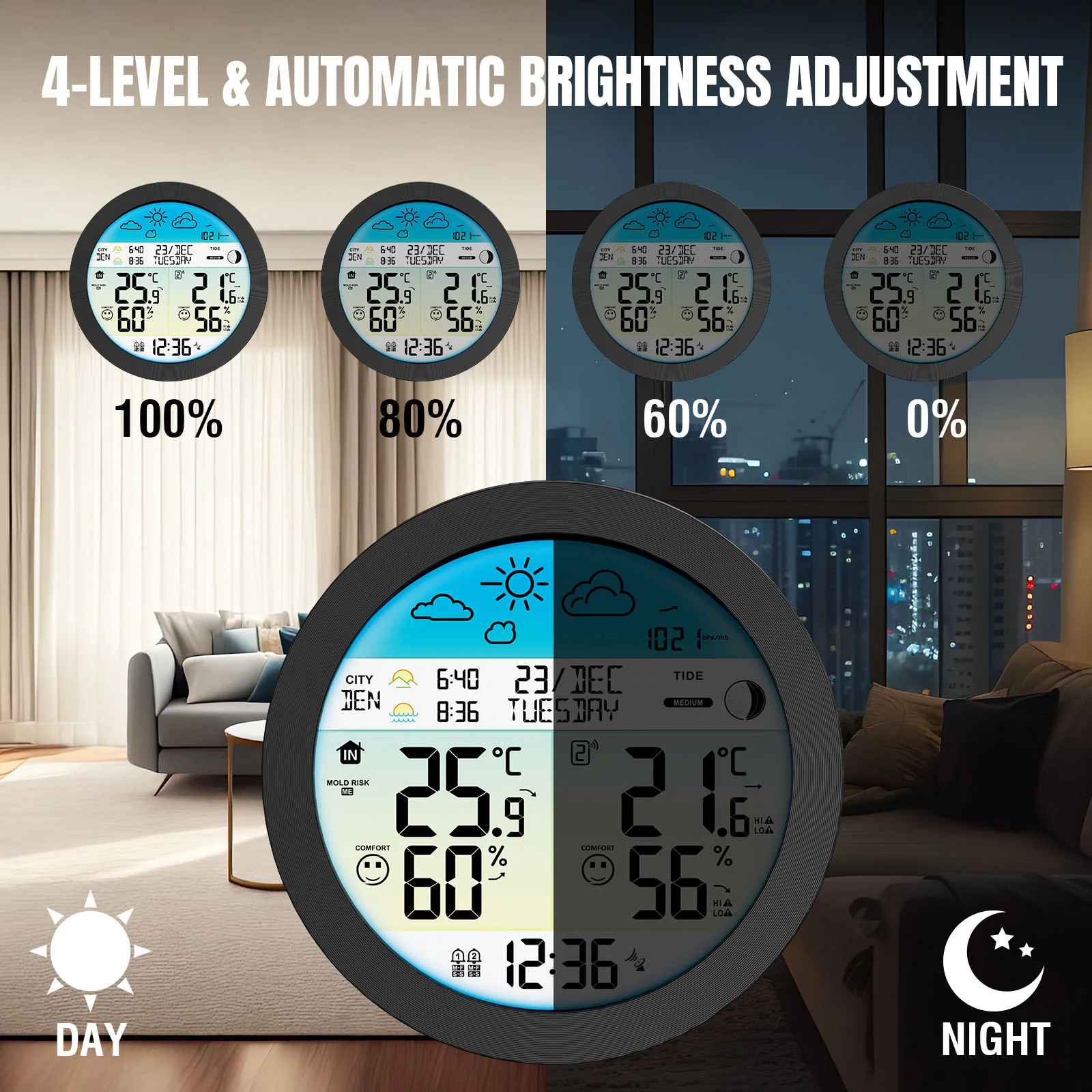 DT7 Circular Screen Weather Station - Image 10