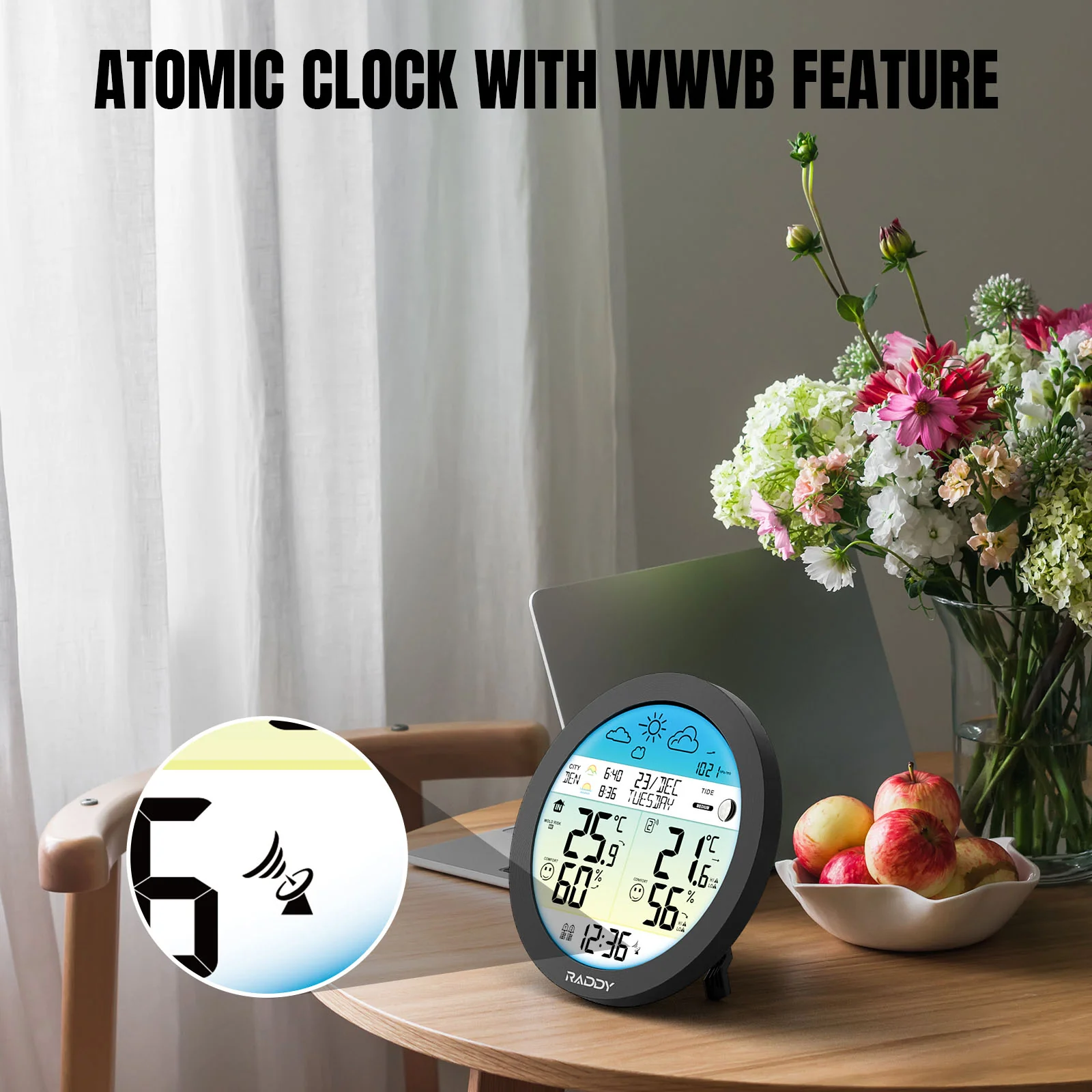 DT7 Circular Screen Weather Station - Image 4