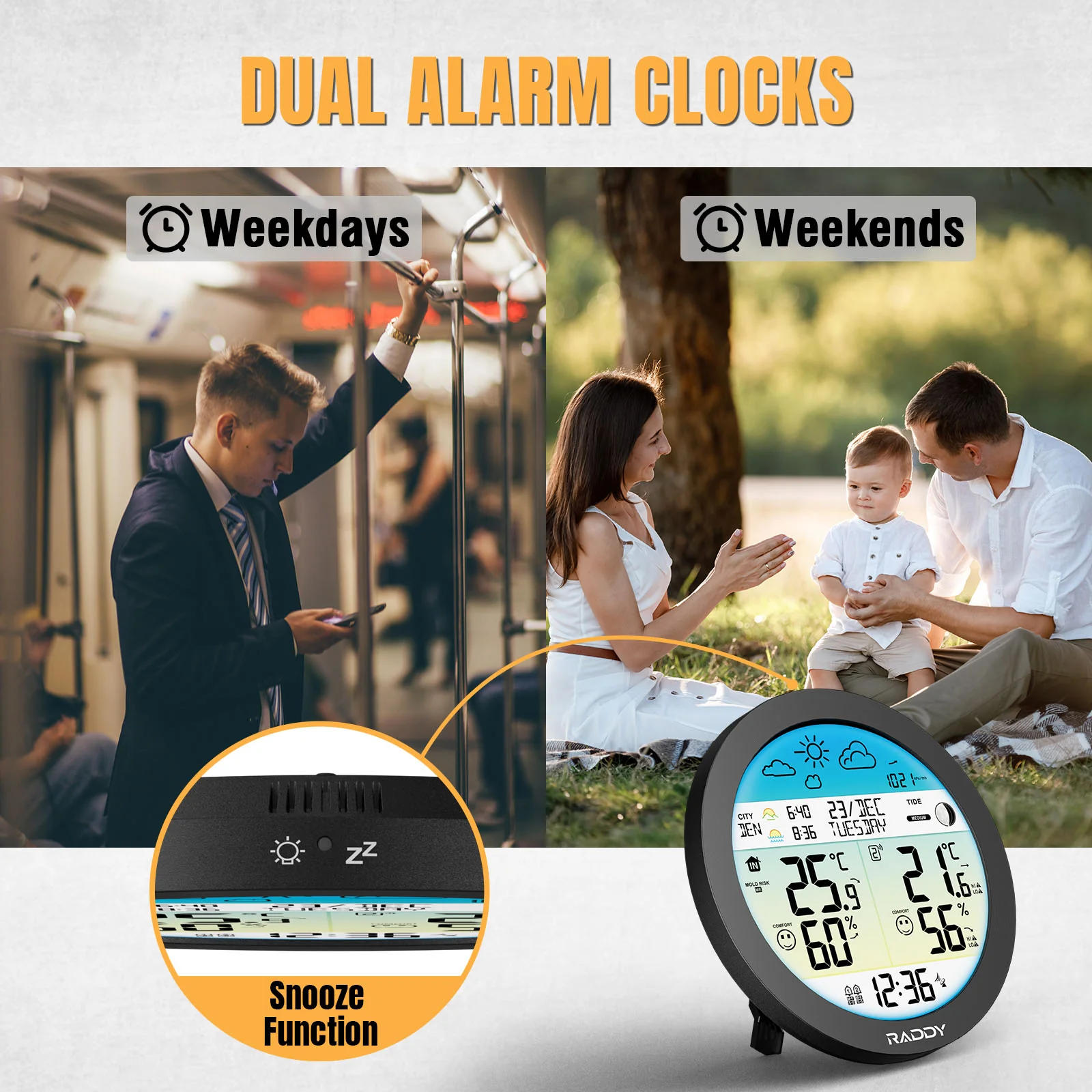 DT7 Circular Screen Weather Station - Image 5