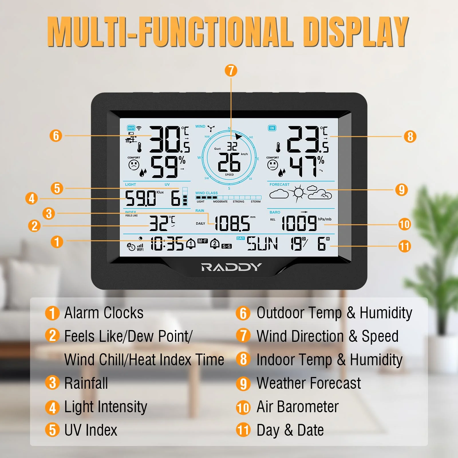 MN6 Wi-Fi Weather Station - Image 3