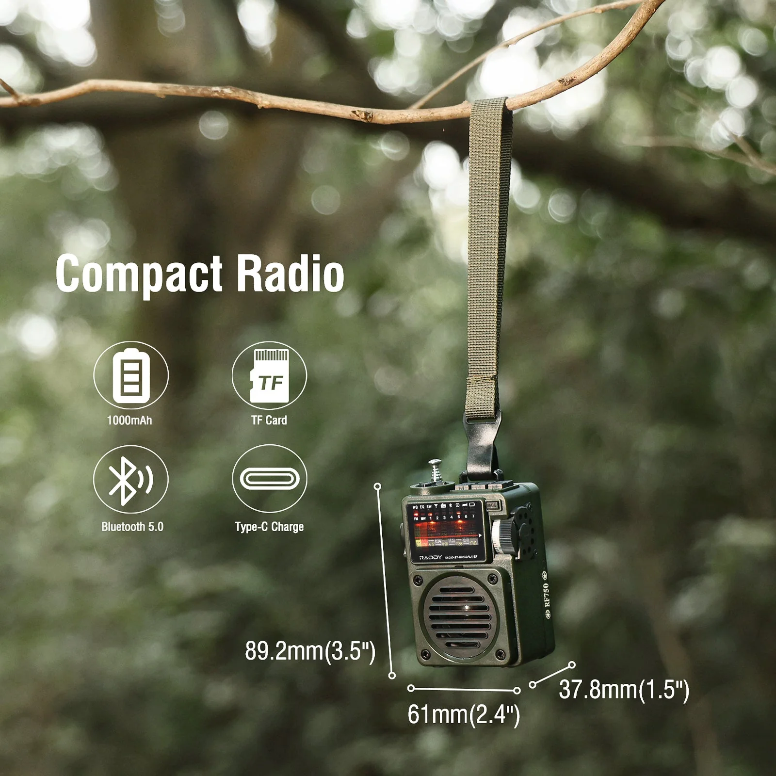 [Open Box] RF750 Retro AM/FM/SW/WB Radio - Image 4
