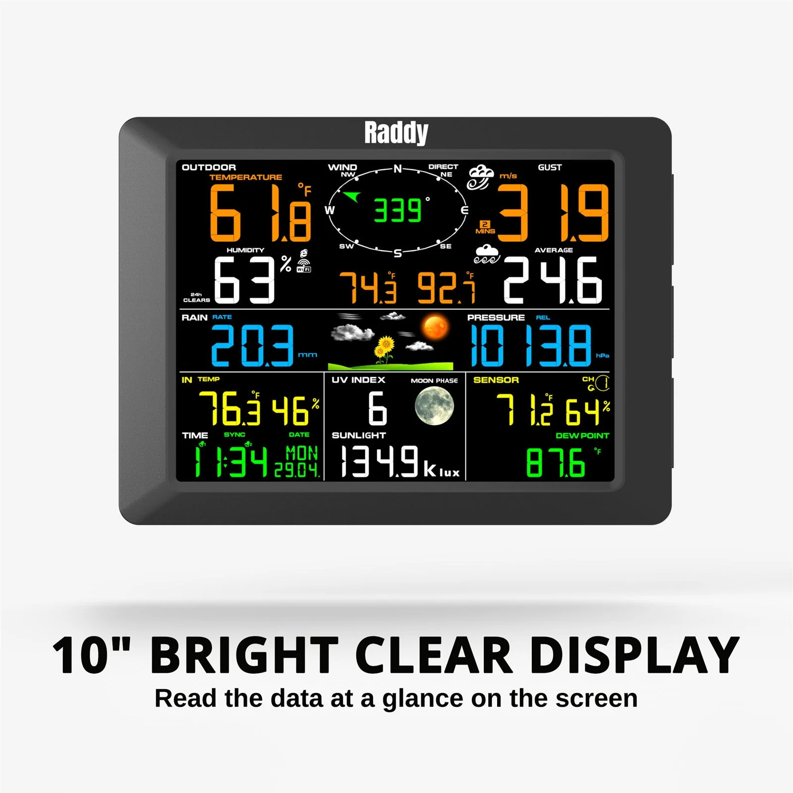 [Open Box] WF-100C Professional Weather Station - Image 6