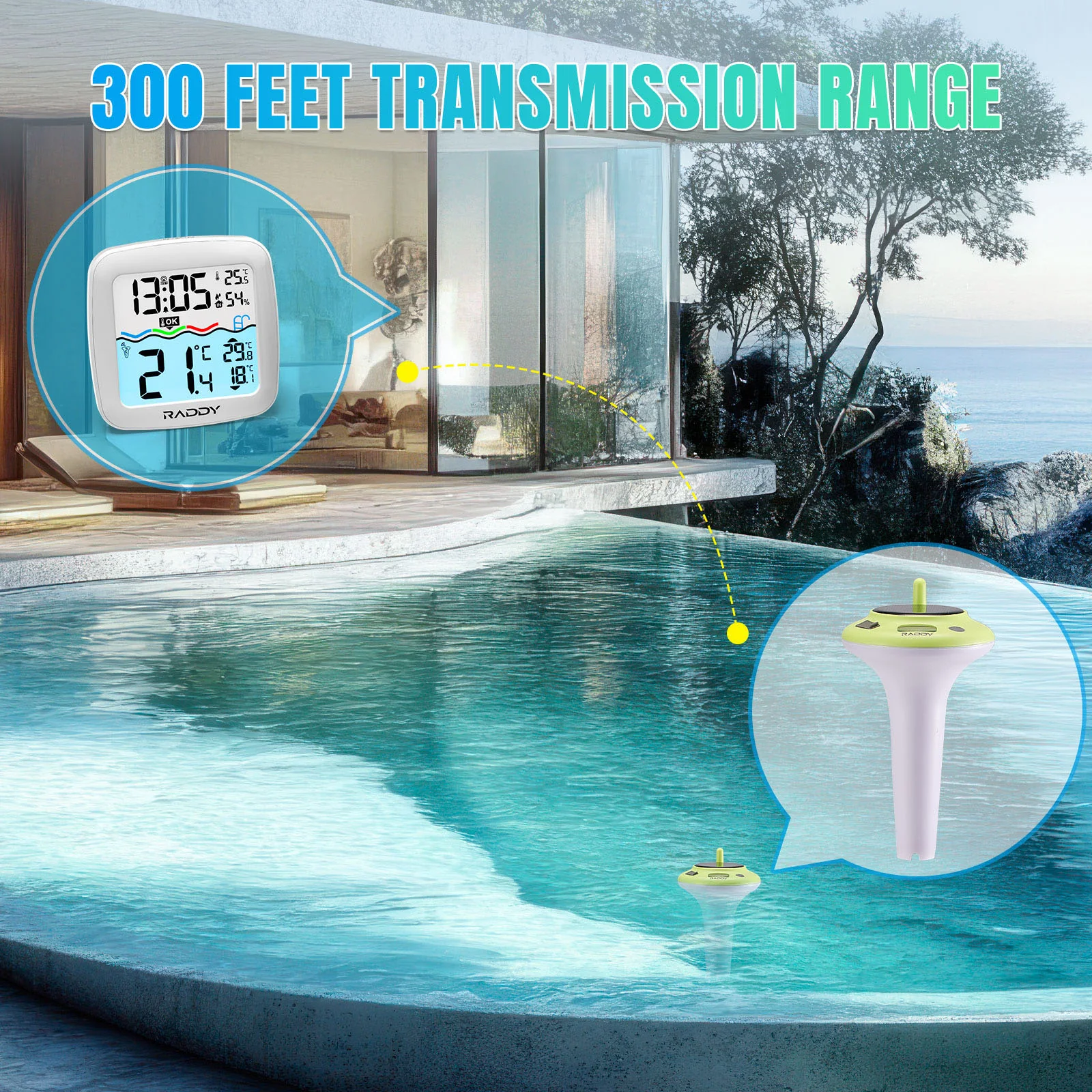 PT-5 TN Wireless Pool Thermometer - Image 2