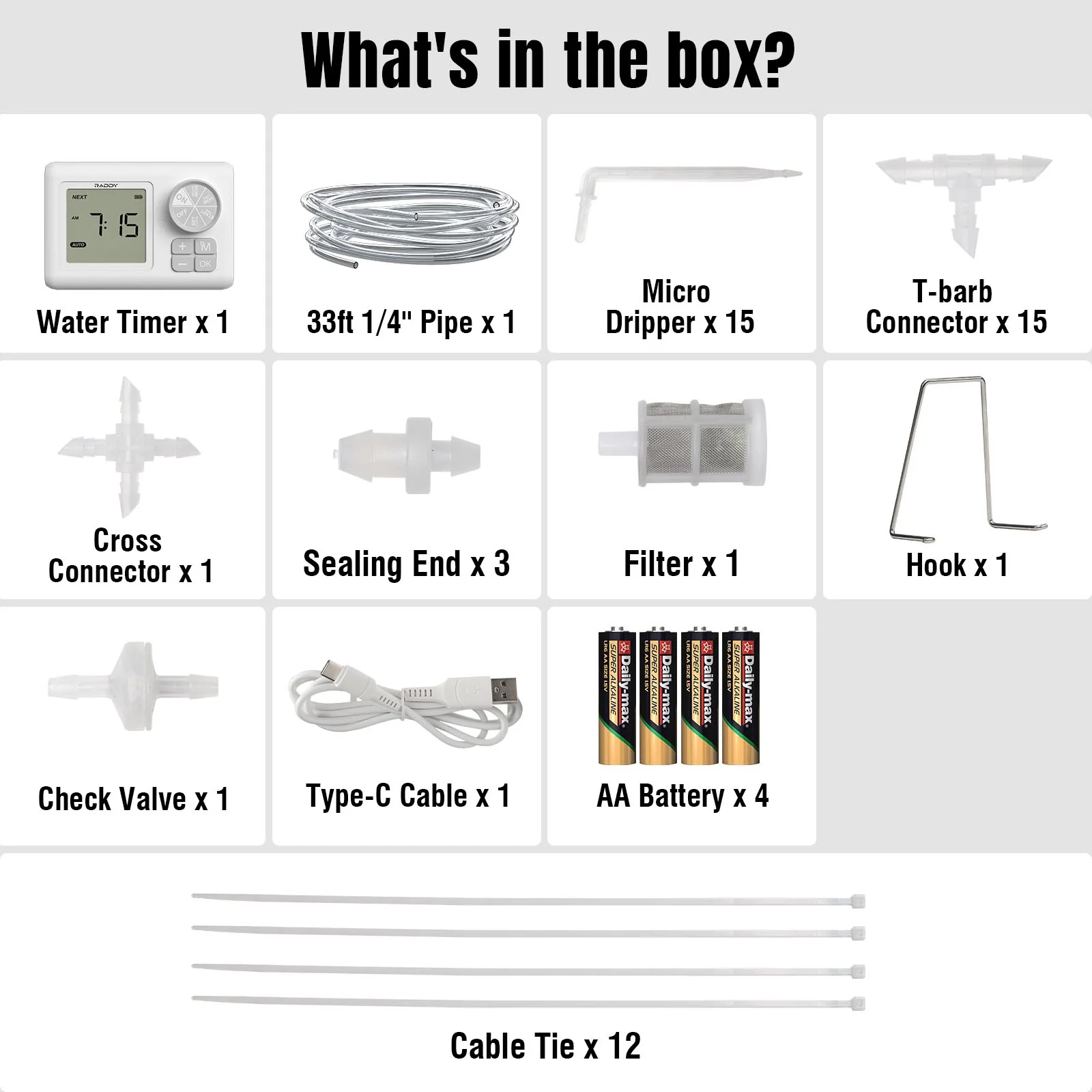 WS-6 Automatic Drip Irrigation Kit - Image 12
