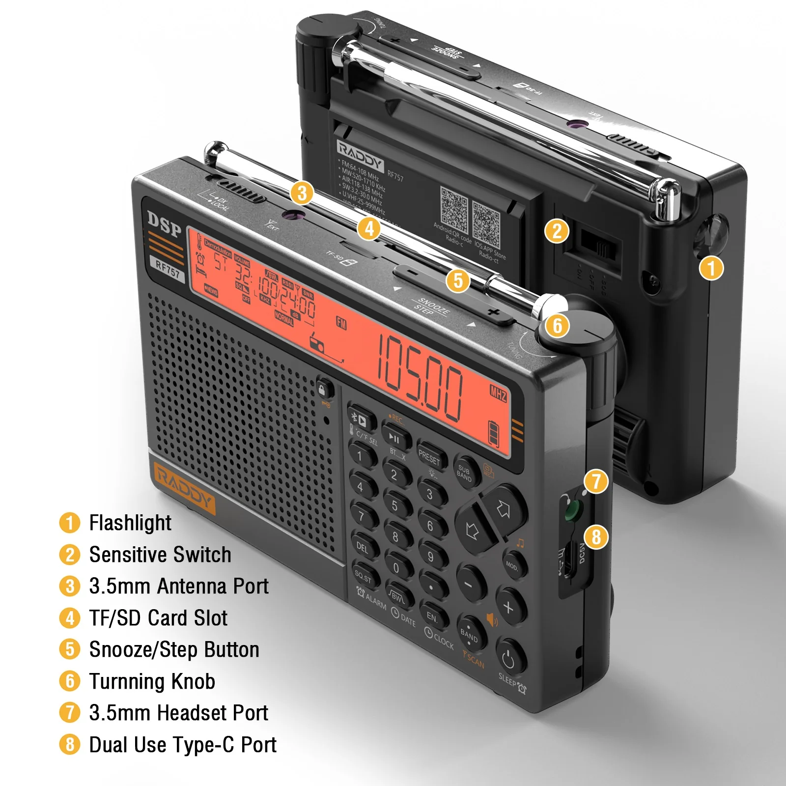 RF757 Shortwave Radio - Image 11