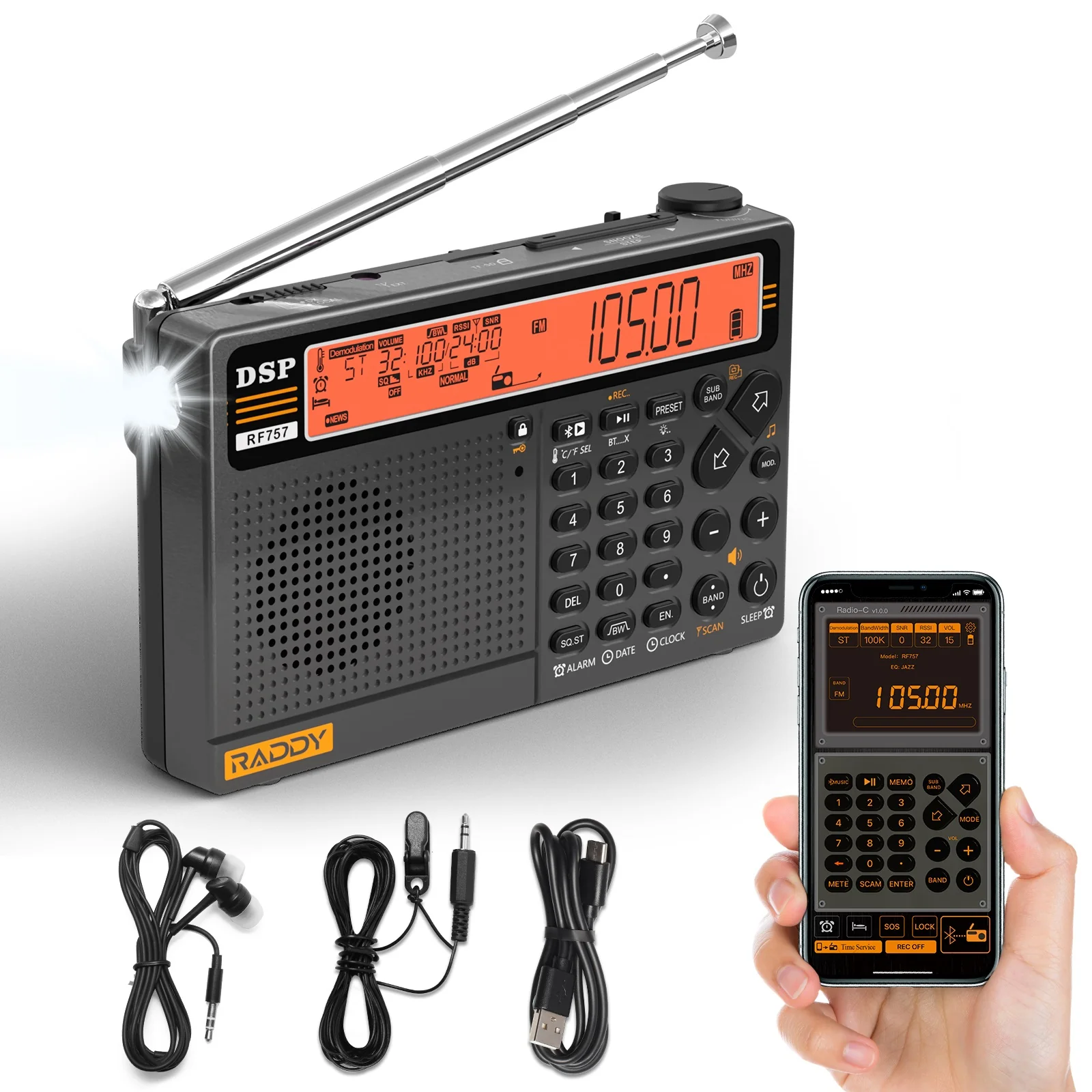 RF757 Shortwave Radio - Image 4