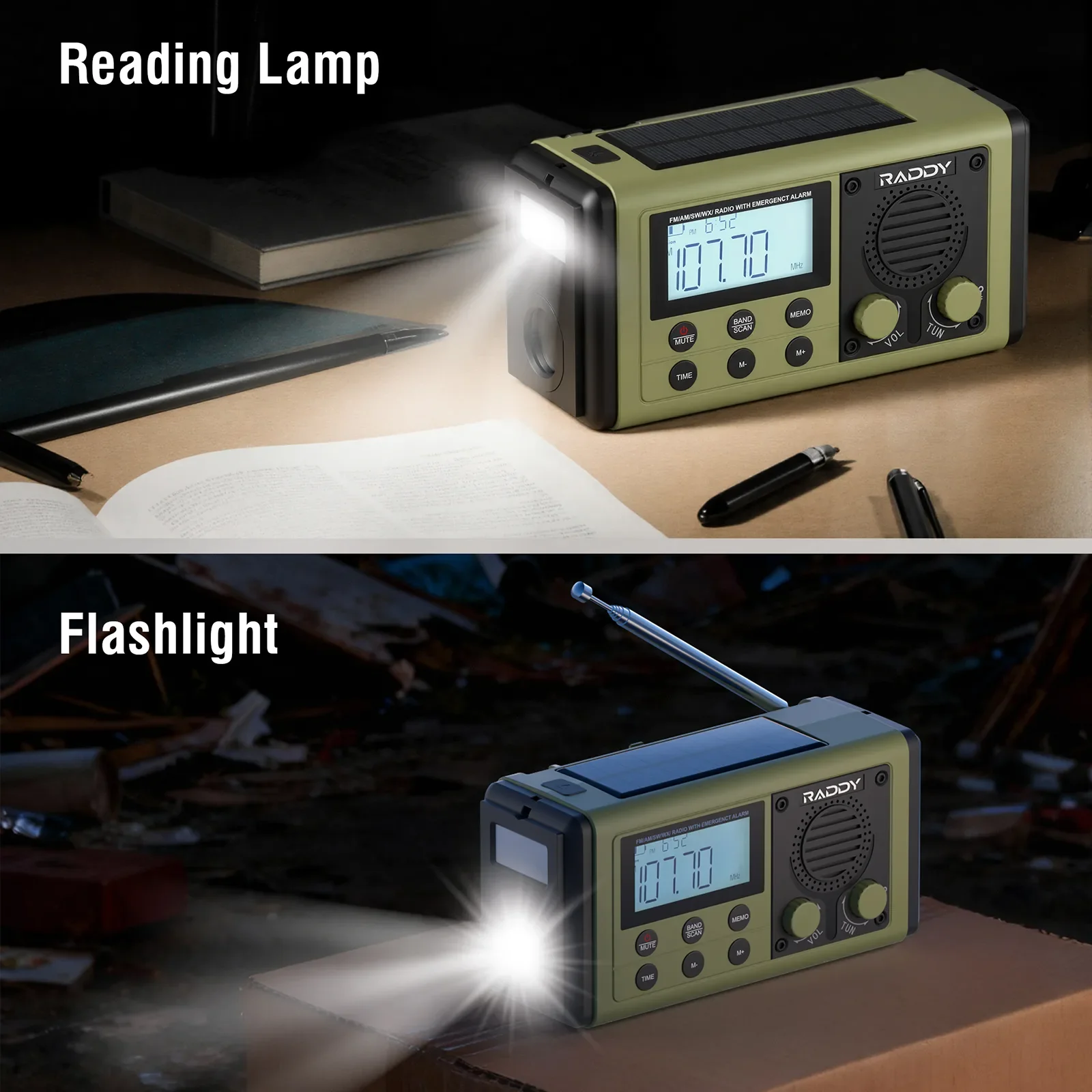 SH-908 AM/FM/SW Emergency Radio - Image 7