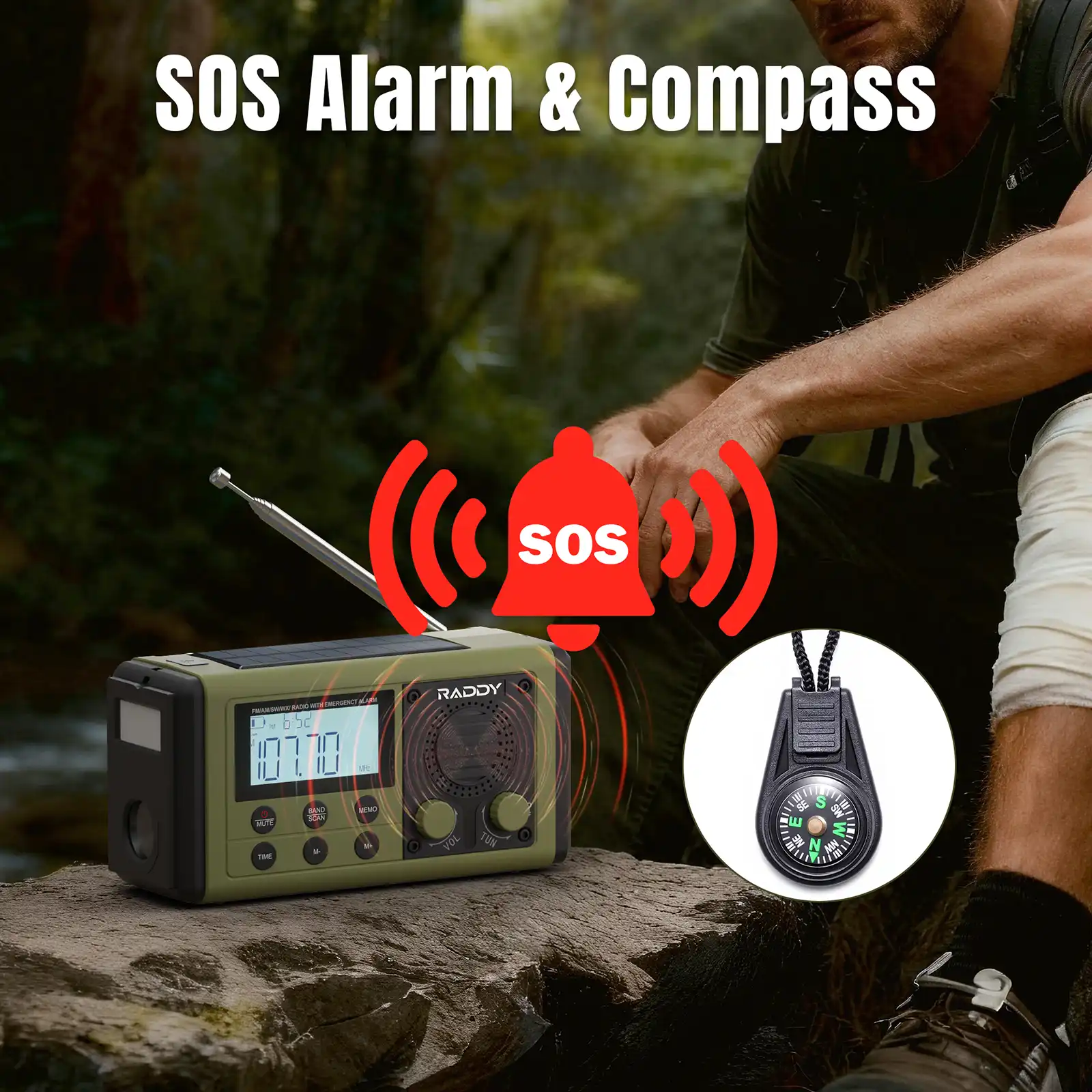 SH-908 AM/FM/SW Emergency Radio - Image 8