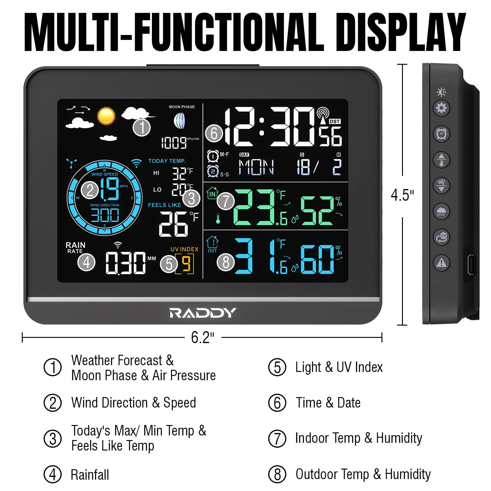 UV6 Professional Weather Station - Image 2