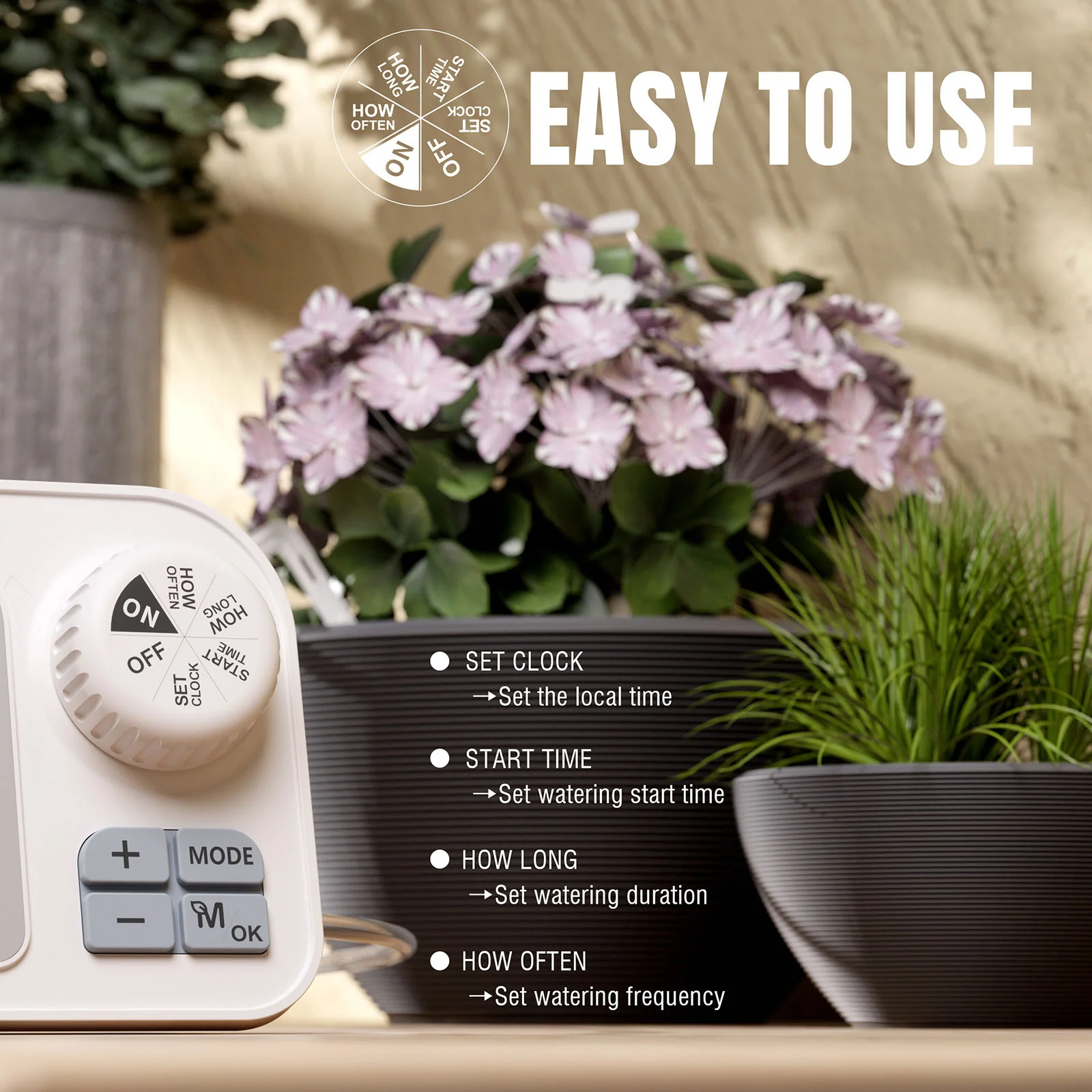 WS-7 IPX7 Solar Drip Irrigation Kit - Image 3