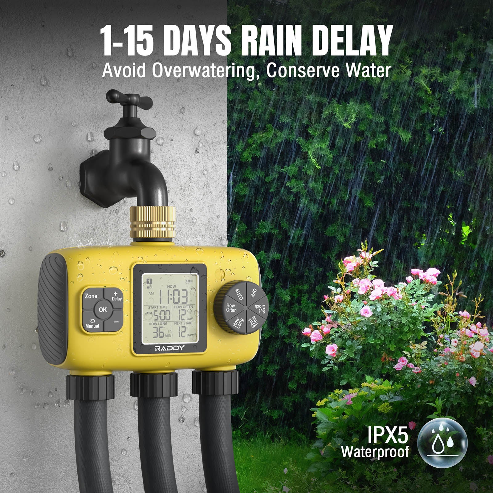 WS-8 3-Zone Sprinkler Timer - Image 5