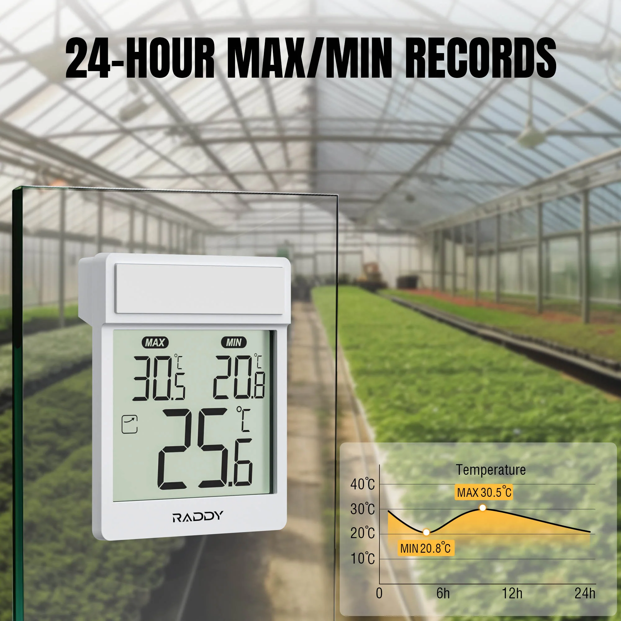 WT-1 Digital Window Thermometer - Image 10