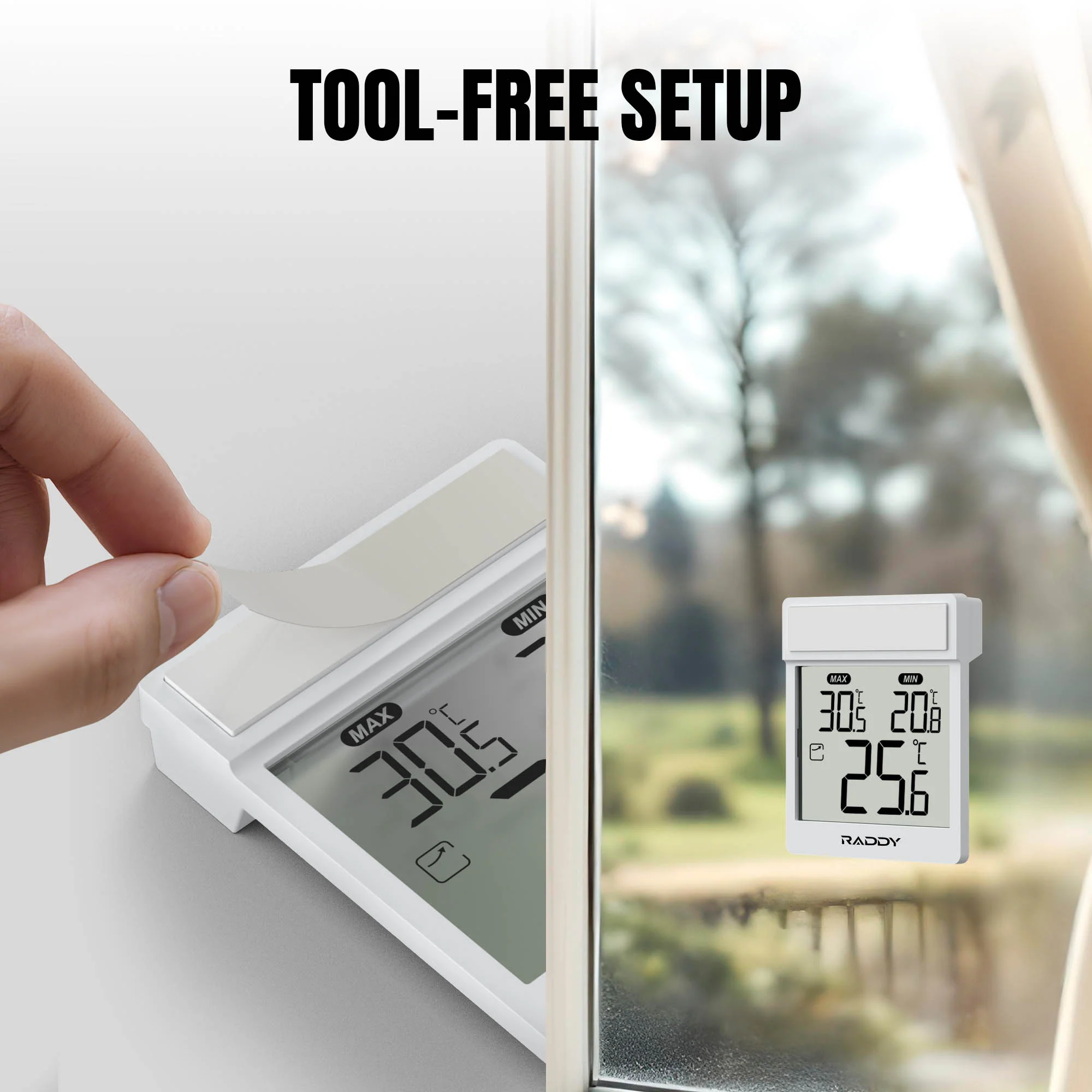 WT-1 Digital Window Thermometer - Image 2
